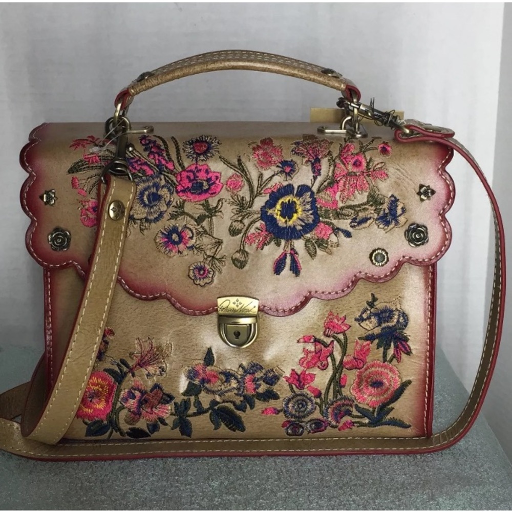 NWT PATRICIA NASH SIMONA PRAIRIE ROSE EMBROIDERY